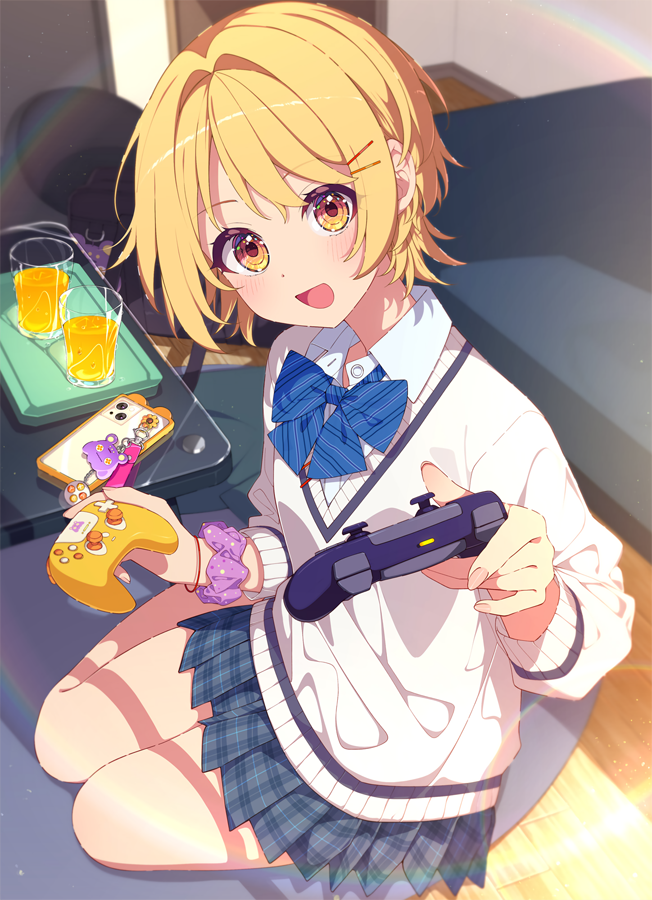 asahi hikaru (hikari-zokusei bishoujo no asahi-san ga nazeka maishuu matsu ore no heya ni iribitaruyouni natta ken) drawn by mamyouda