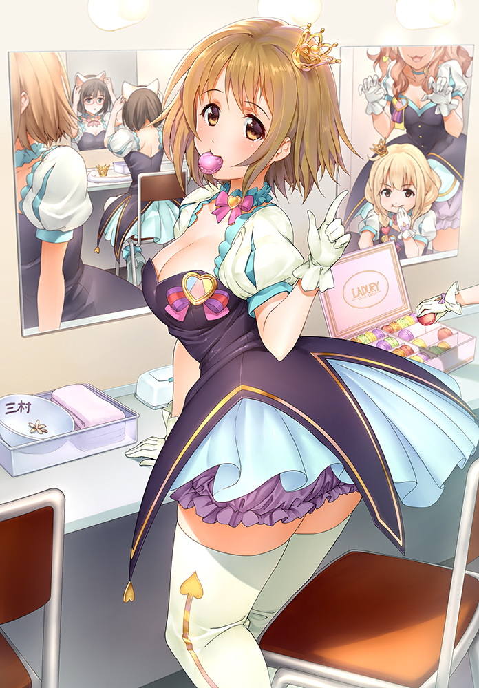 futaba anzu, maekawa miku, moroboshi kirari, and mimura kanako (idolmaster and 1 more) drawn by takahata_yuki