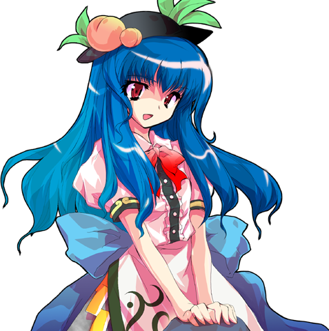 hinanawi tenshi (touhou and 1 more) drawn by alphes