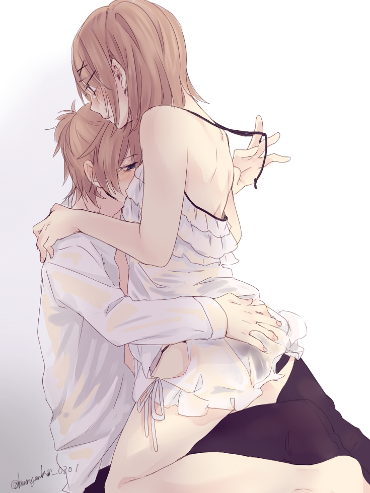 kagamine rin and kagamine len (vocaloid and 1 more) drawn by kuronyanko