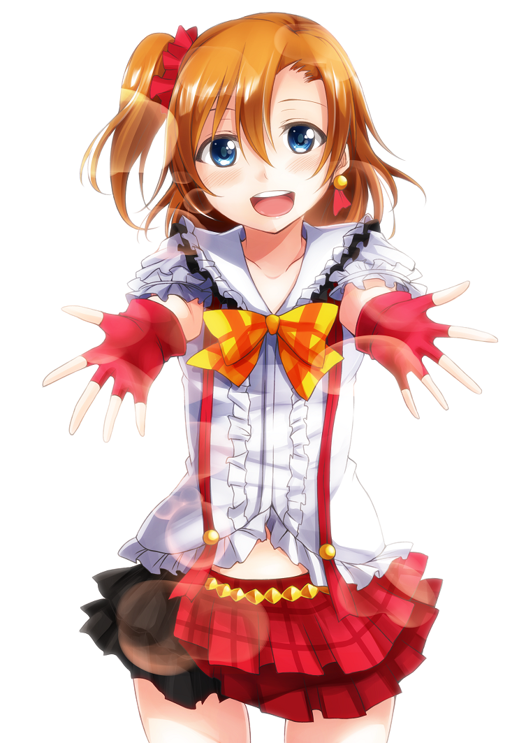 kosaka honoka (love live! and 1 more) drawn by akihila