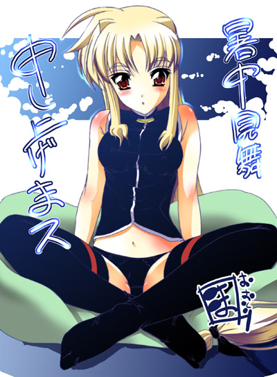 fate testarossa (lyrical nanoha and 1 more) drawn by ootori_mahiro