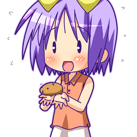 hiiragi tsukasa and capybara-san (lucky star) drawn by minami_(colorful_palette)