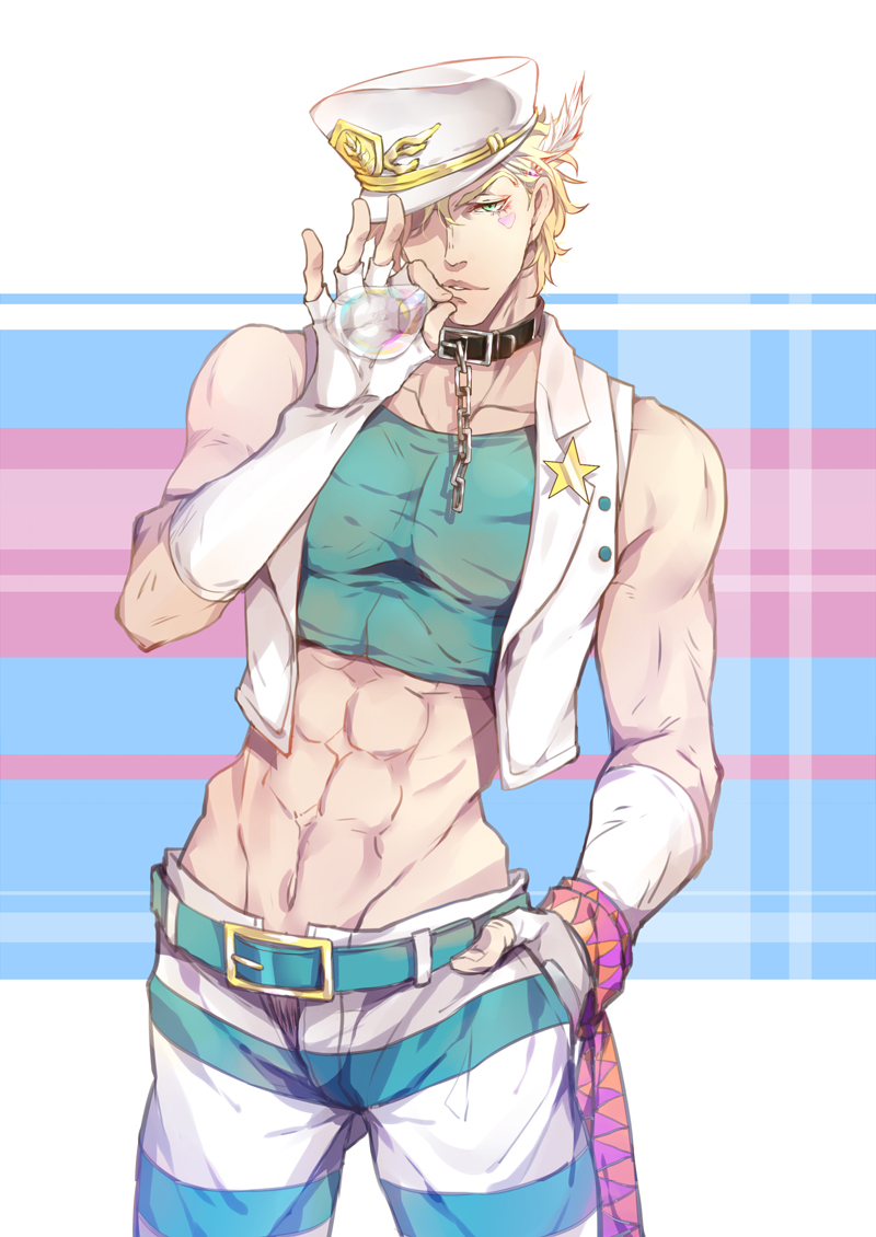 caesar anthonio zeppeli (jojo no kimyou na bouken and 1 more) drawn by hosho