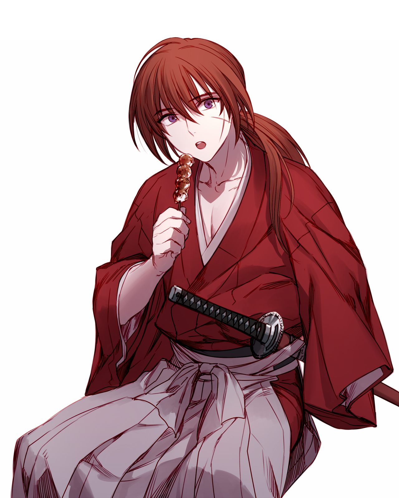 Himura Kenshin Rurouni Kenshin Drawn By Kazari Tayu Danbooru