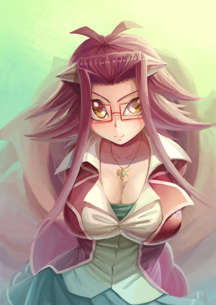 izayoi aki (yu-gi-oh! and 1 more) drawn by hokuto_(hokuto_pk)