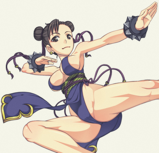 chun-li (street fighter and 1 more) drawn by caryo and nanashino