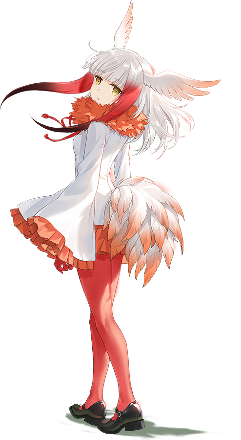 japanese crested ibis (kemono friends and 1 more)