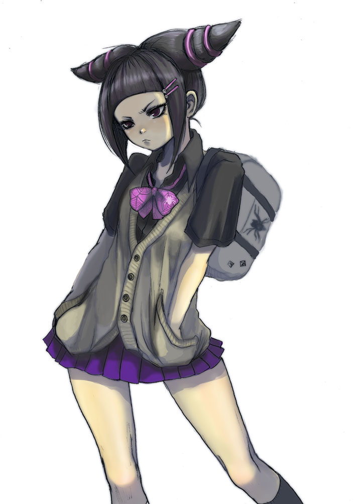 han juri (street fighter and 1 more) drawn by riry