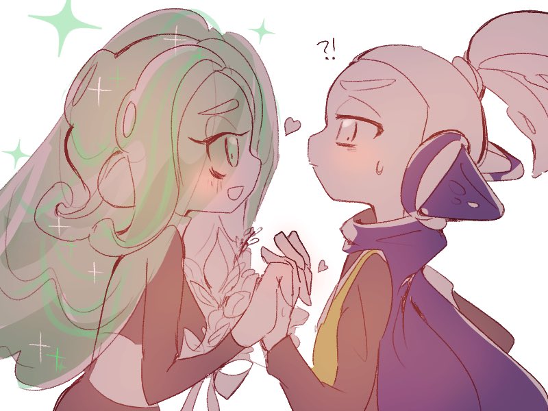 agent 8 and agent 3 (splatoon and 2 more) drawn by merute_spla