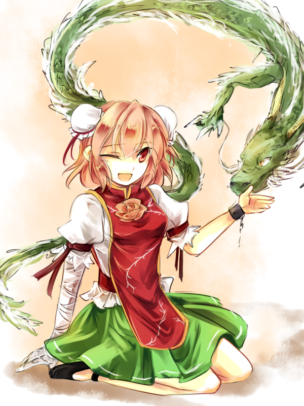 ibaraki kasen and koutei (touhou) drawn by kutsuki_kai