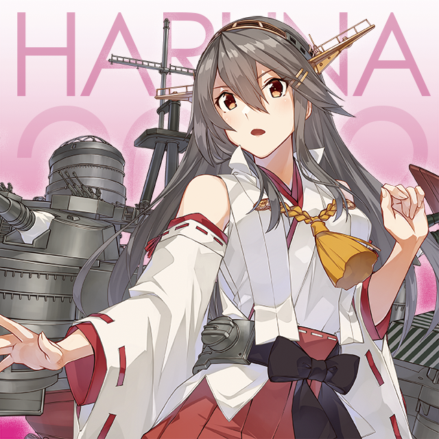 haruna and haruna kai ni (kantai collection) drawn by konishi_(koconatu)