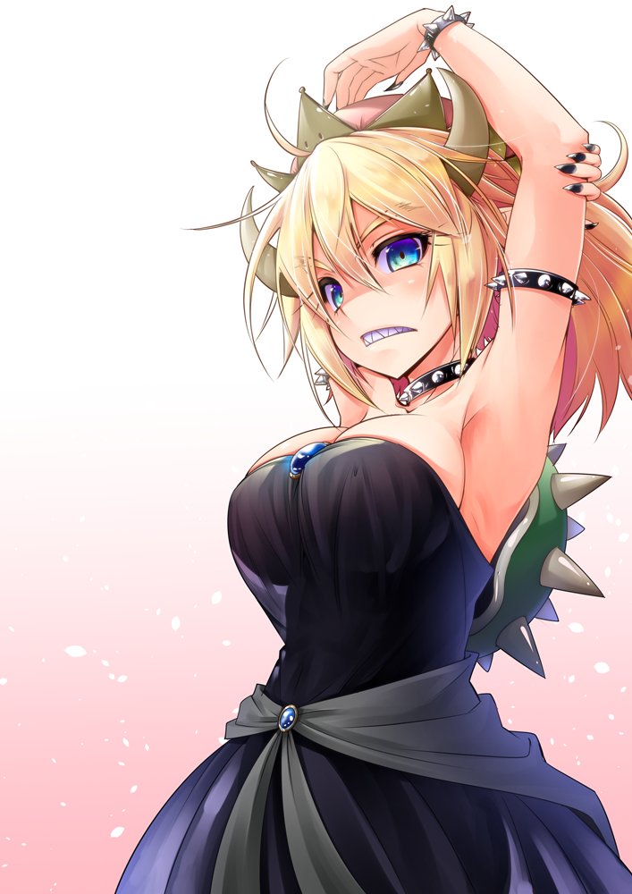 bowsette (mario and 1 more) drawn by aozora_market