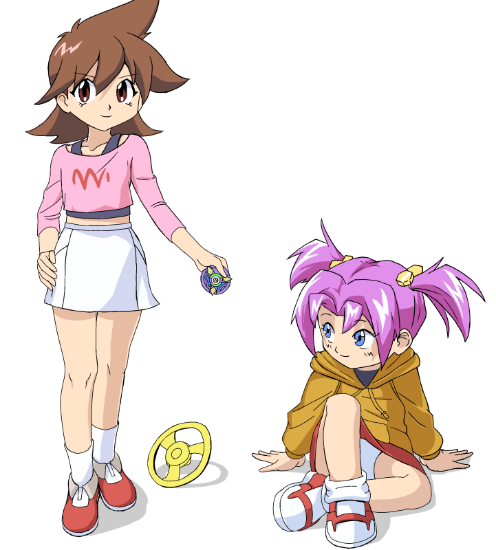 tachibana hiromi and kurumi (beyblade and 1 more) drawn by nyoki_naioki