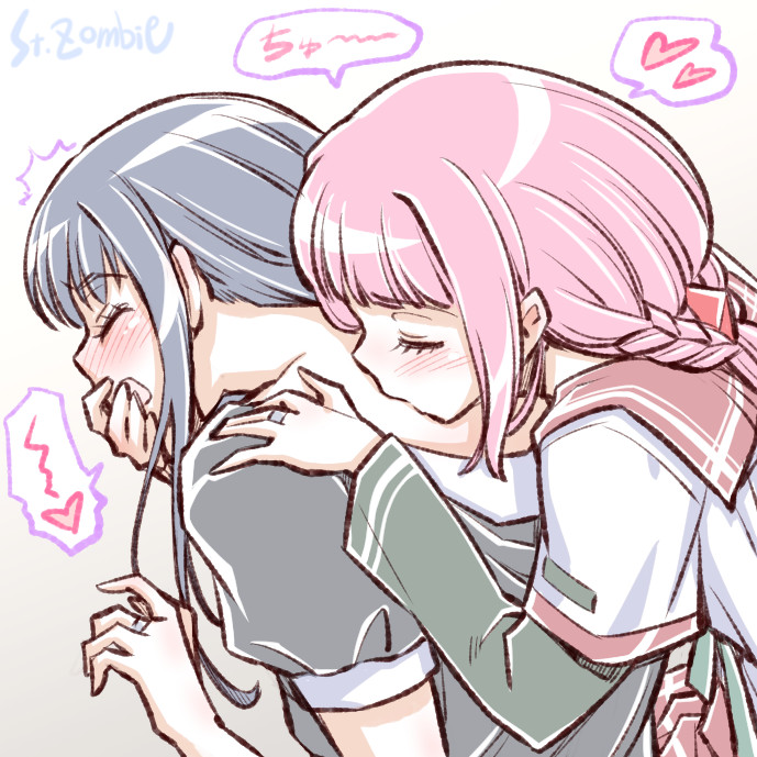tamaki iroha and nanami yachiyo (mahou shoujo madoka magica and 1 more) drawn by studiozombie