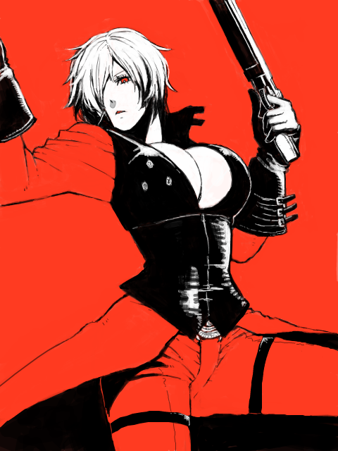 dante (devil may cry) drawn by tachibana_amane_(amane01a)