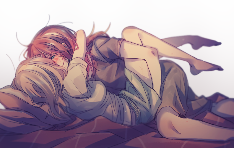 uehara himari and udagawa tomoe (bang dream!) drawn by re_ghotion