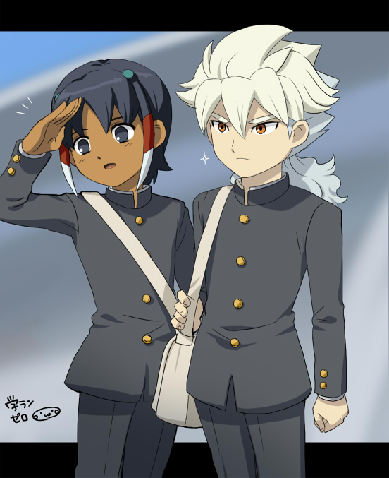 hakuryuu and shuu (inazuma eleven and 1 more) drawn by mizuhara_aki