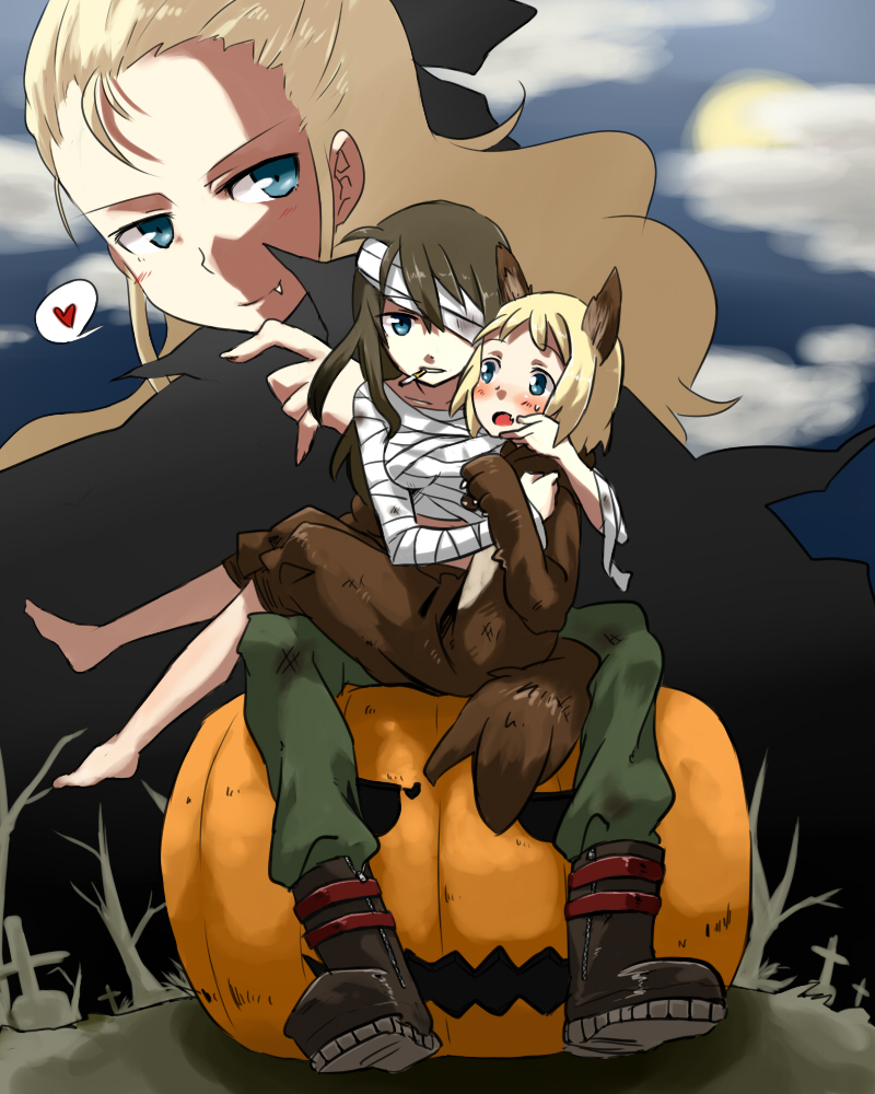 elizabeth f. beurling, elma leivonen, and mika ahonen (world witches series and 2 more) drawn by chikiso