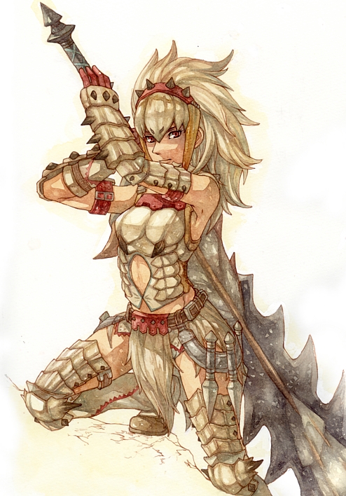 monster hunter (monster hunter and 1 more) drawn by ano_(anomiya)