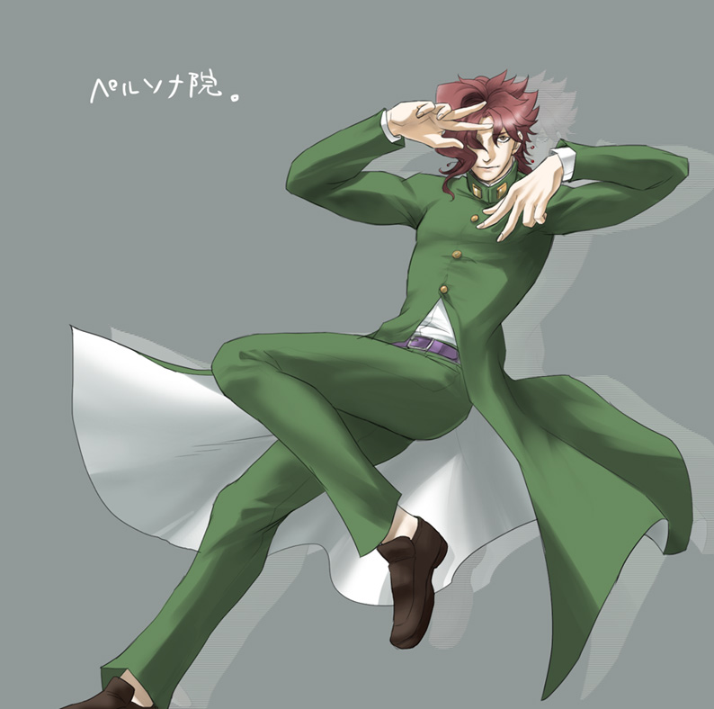 kakyoin noriaki and suou tatsuya (jojo no kimyou na bouken and 3 more) drawn by sakusigi