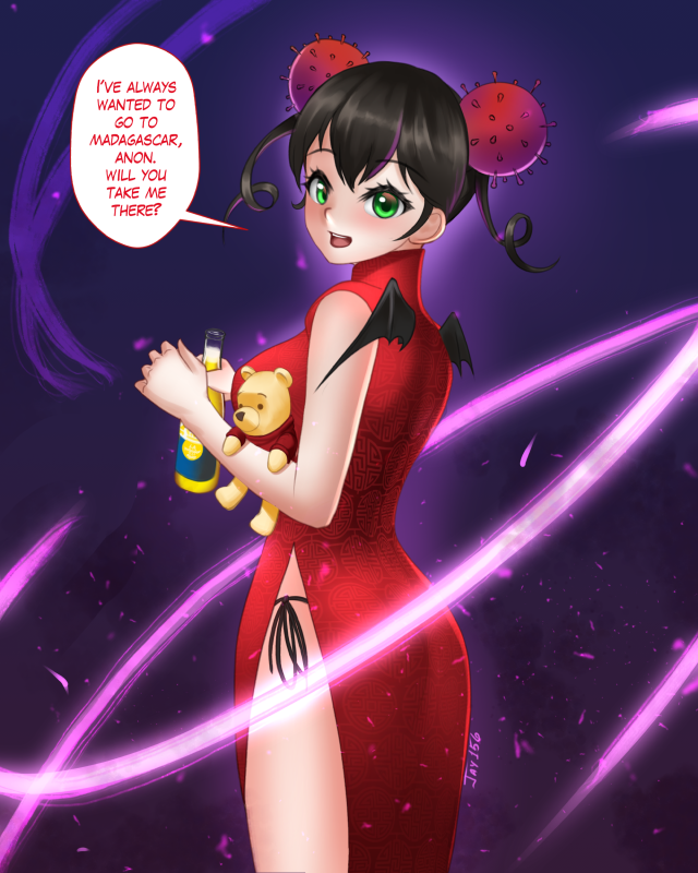 corona-chan (original and 1 more) drawn by jay156