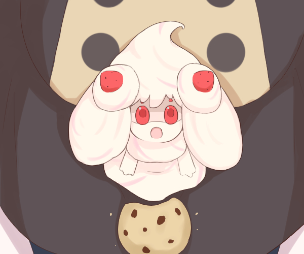 lysithea von ordelia and alcremie (pokemon and 2 more) drawn by chirun0