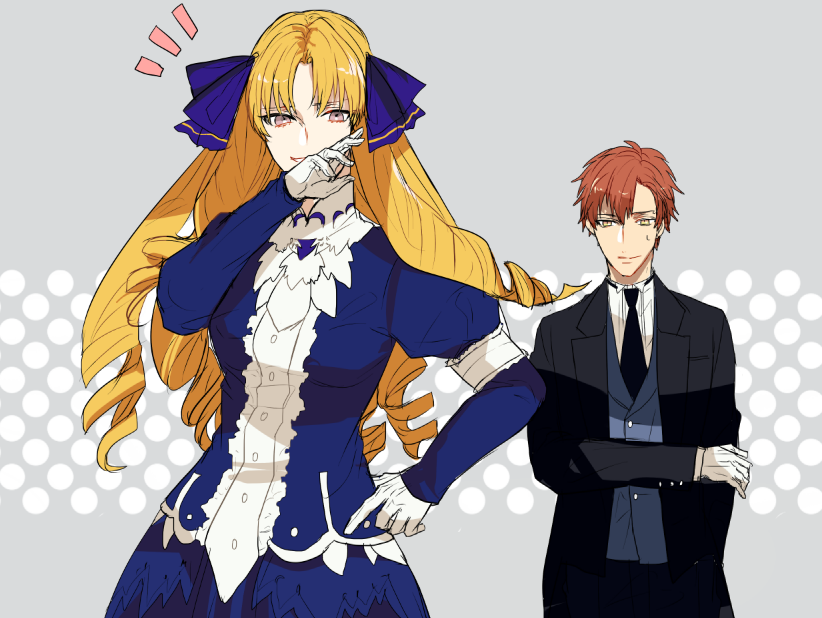 emiya shirou and luviagelita edelfelt (fate and 1 more) drawn by 00izz00