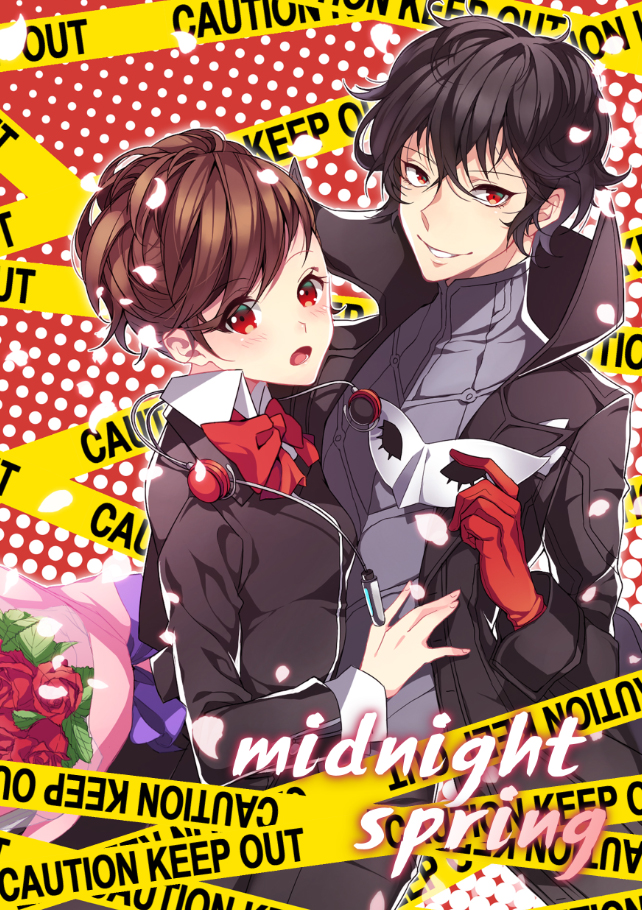 amamiya ren and shiomi kotone (persona and 3 more) drawn by cho_(mshell0401)