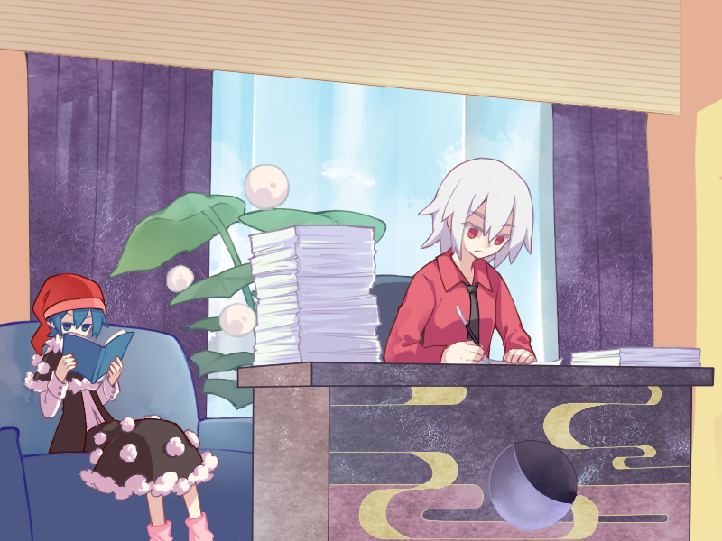 kishin sagume and doremy sweet (touhou) drawn by beichen_xiaobei