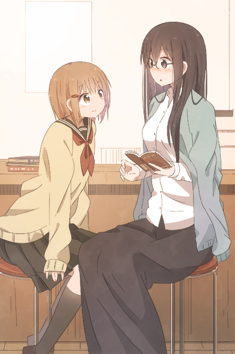 himawari-san and kazamatsuri matsuri (himawari-san) drawn by miya_(miyabi_24)