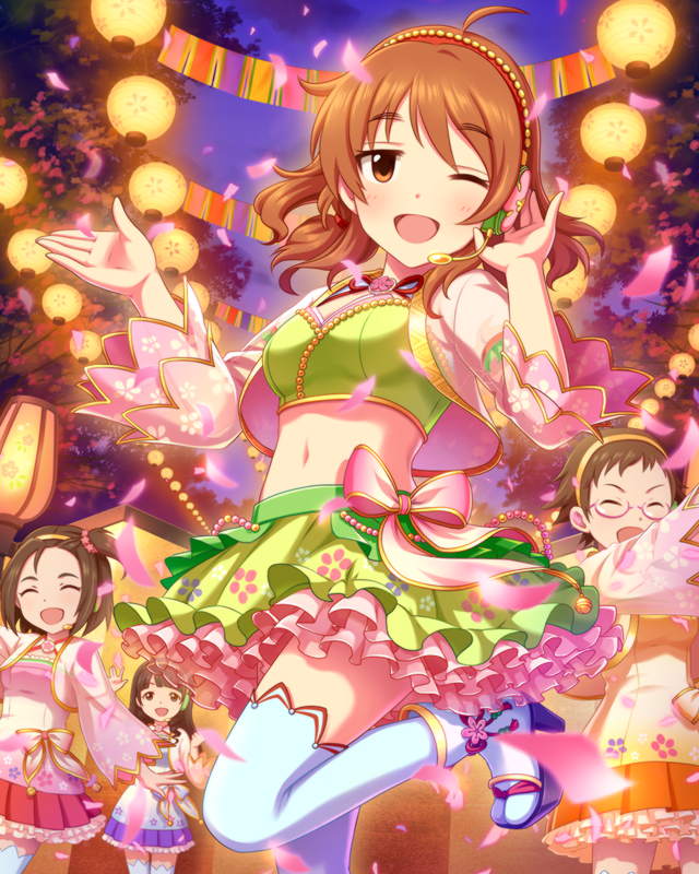 araki hina, yanase miyuki, ujiie mutsumi, and kitagawa mahiro (idolmaster and 1 more)