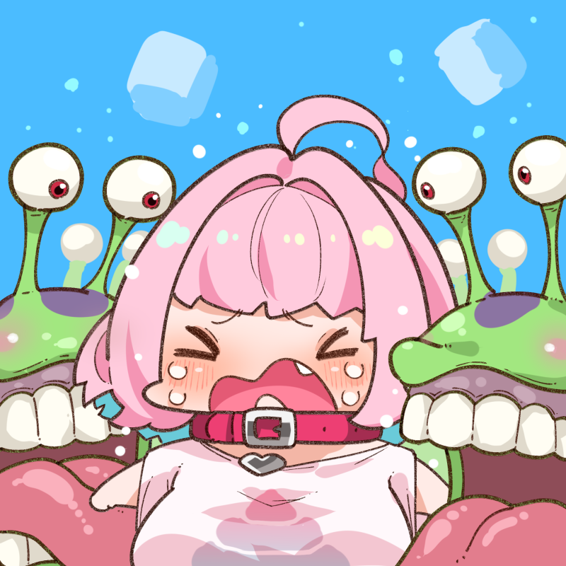 yumemi riamu and numemon (idolmaster and 2 more) drawn by takato_kurosuke