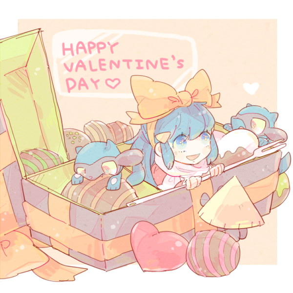 dawn, riolu, and snorunt (pokemon and 2 more) drawn by katiko