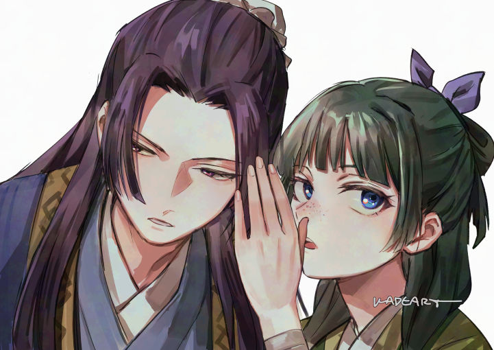 maomao and jinshi (kusuriya no hitorigoto) drawn by kadeart