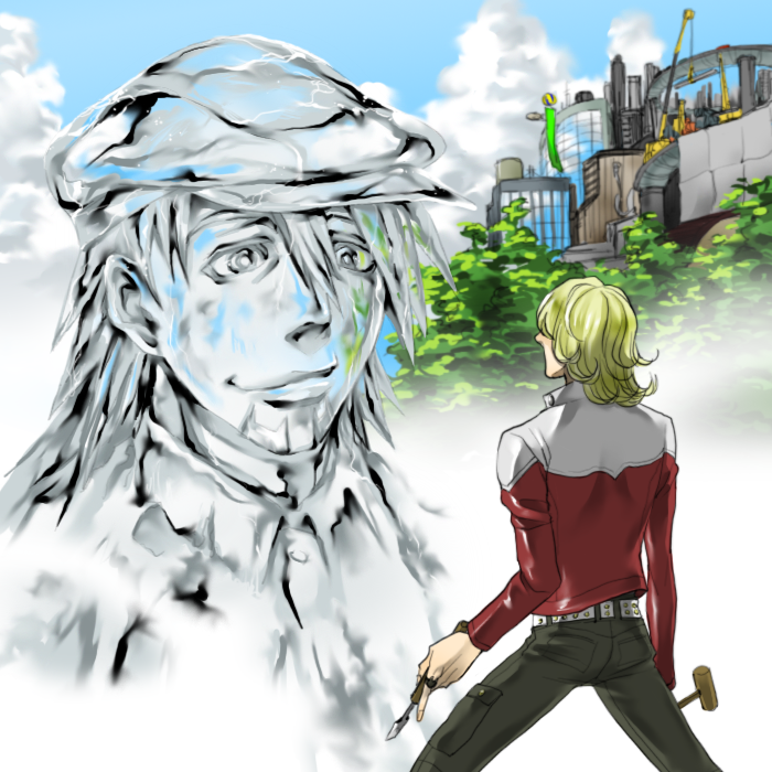 barnaby brooks jr. and kaburagi t. kotetsu (tiger & bunny) drawn by todaco