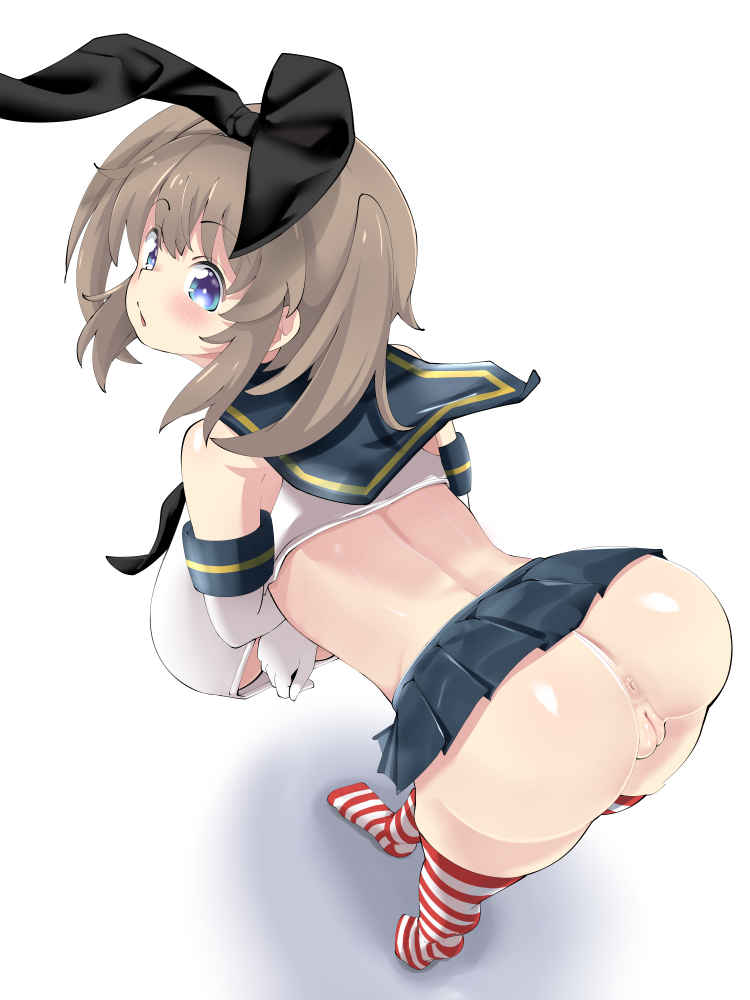 shimakaze and minori (kantai collection and 2 more) drawn by nagashima_(nagatol)