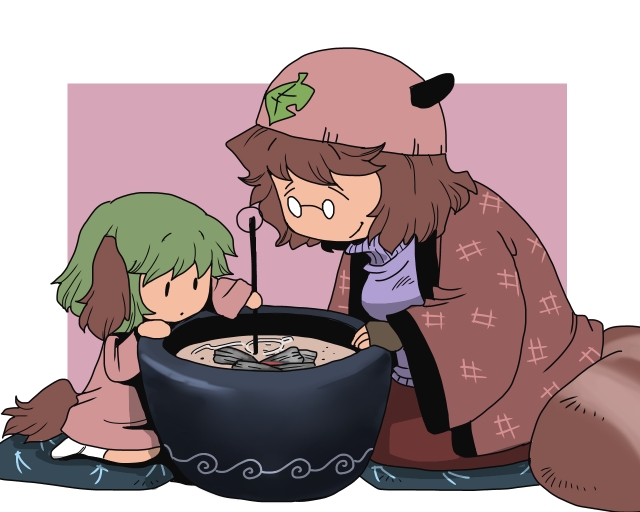 kasodani kyouko and futatsuiwa mamizou (touhou) drawn by onikobe_rin