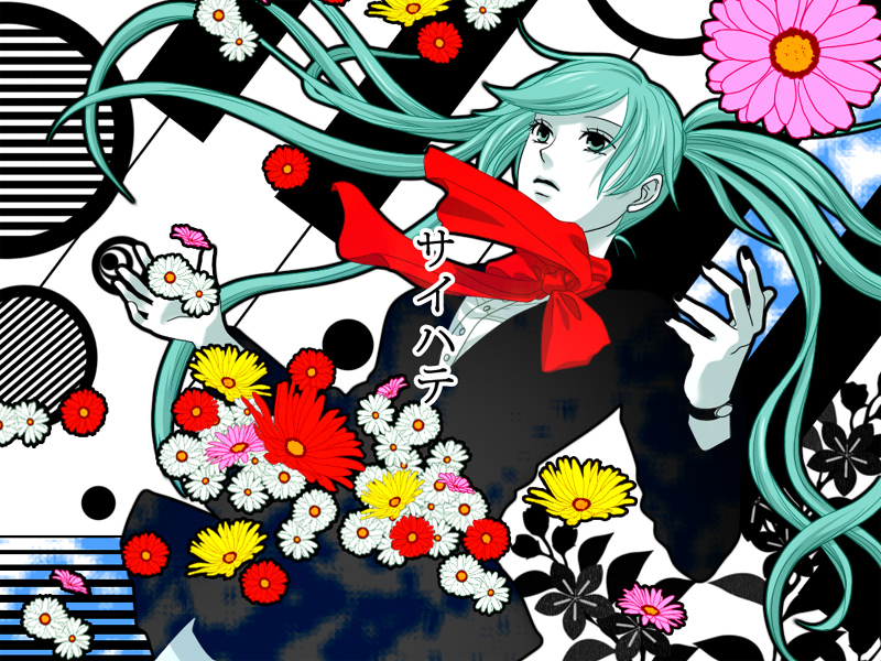 hatsune miku (vocaloid and 1 more) drawn by kazuyuki_(ne-yo)