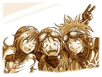 princess of moonbrook, prince of lorasia, and prince of samantoria (dragon quest and 1 more) drawn by hanbu_hantarou