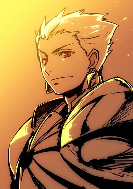gilgamesh (fate and 2 more) drawn by ishida_akira