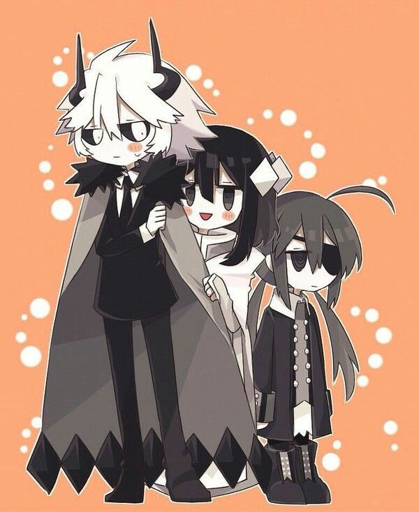 kcalb, etihw, and alela grora (funamusea and 1 more) drawn by bakara_(19083210)