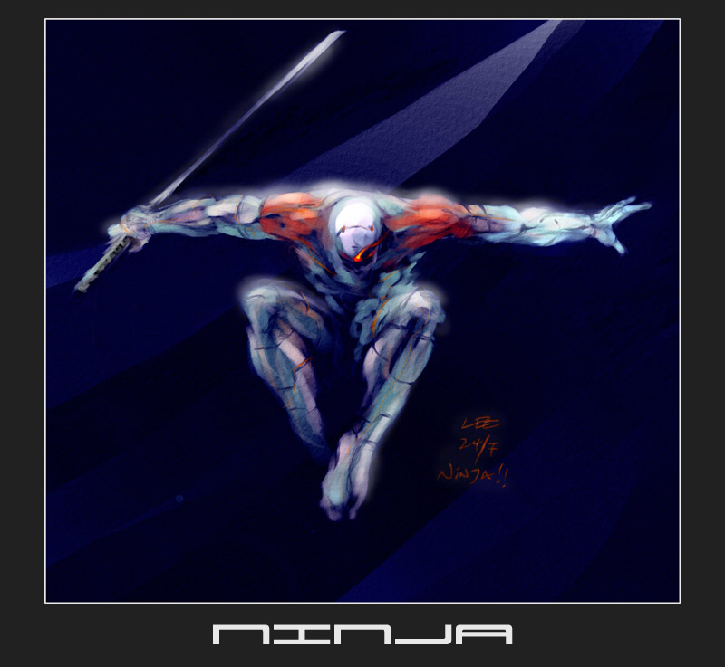 gray fox and cyborg ninja (metal gear and 1 more) drawn by mar-c!