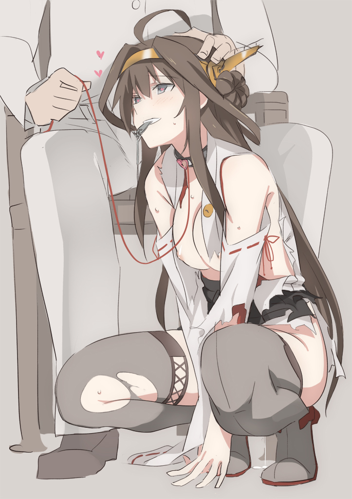 admiral and kongou (kantai collection) drawn by ningen_(ningen96)