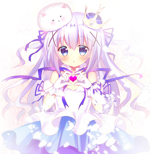 kafuu chino and tippy (gochuumon wa usagi desu ka?) drawn by rikatan