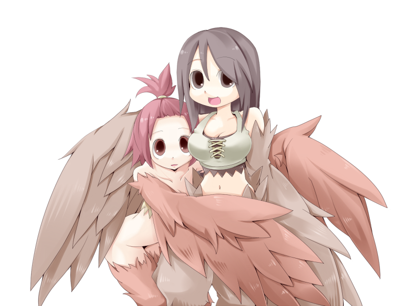 pina and pii (mon-musu quest!) drawn by frfr
