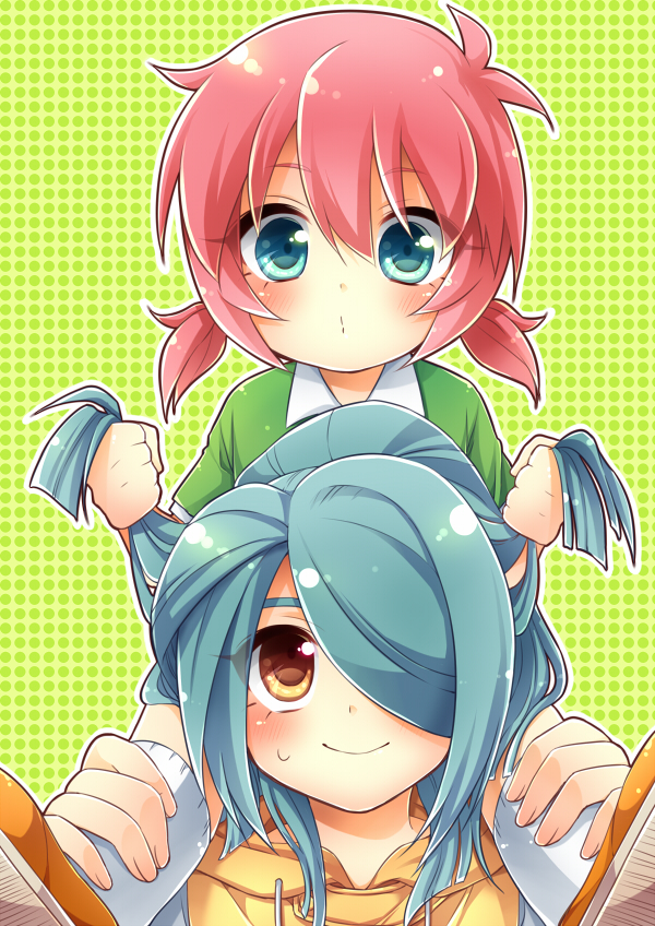kirino ranmaru and kazemaru ichirouta (inazuma eleven go and 1 more) drawn by aichi_shiho