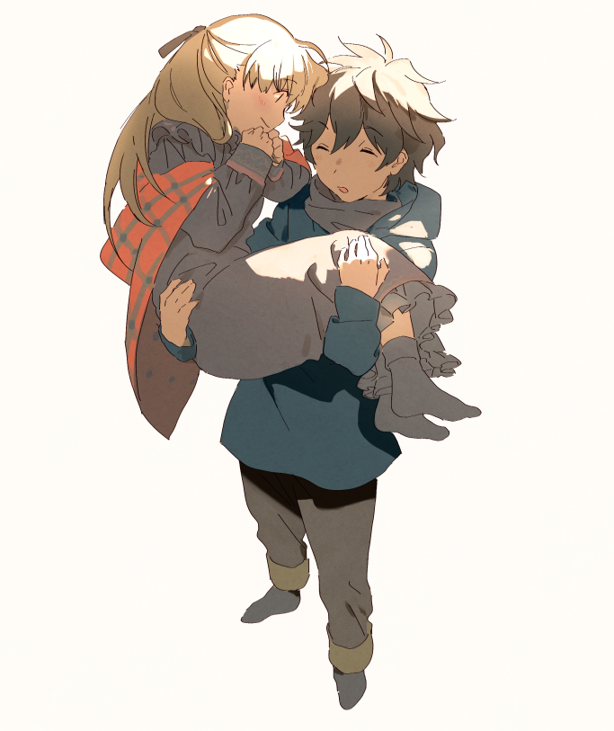 leonardo watch and michella watch (kekkai sensen) drawn by roku_(tsua-kihuyu)