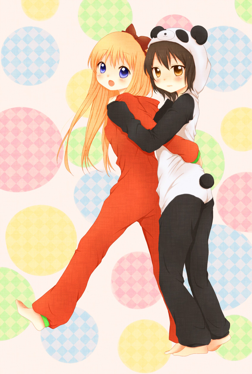 toshinou kyouko and funami yui (yuruyuri) drawn by sa_ioio