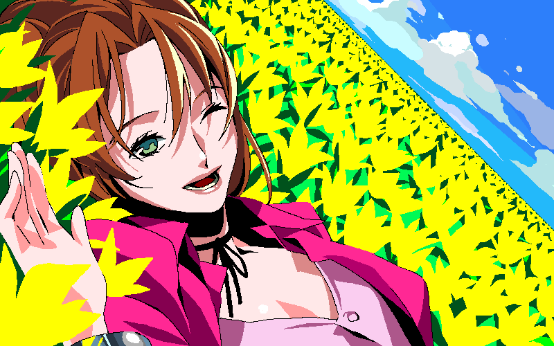 aerith gainsborough (final fantasy and 2 more) drawn by kuroameman